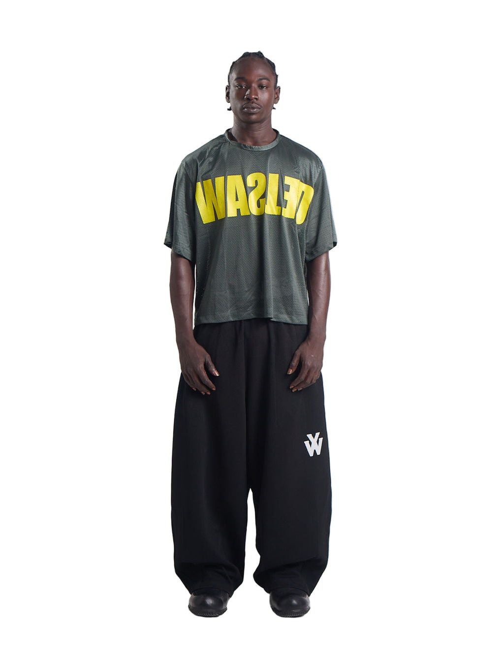 Army Green Mesh Jersey